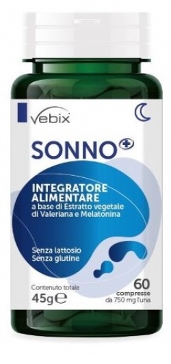 VEBIX SONNO + 60 COMPRESSE 750MG - Farmacia De Pasquale