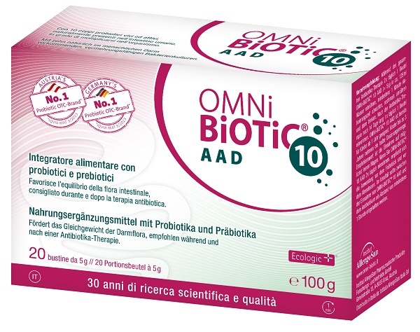 OMNI BIOTIC 10 AAD 20 BUSTINE DA 5 G - Farmacia De Pasquale