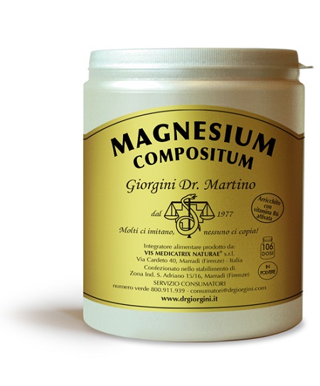 MAGNESIUM COMPOSITUM POLVERE 500 G - Farmacia De Pasquale