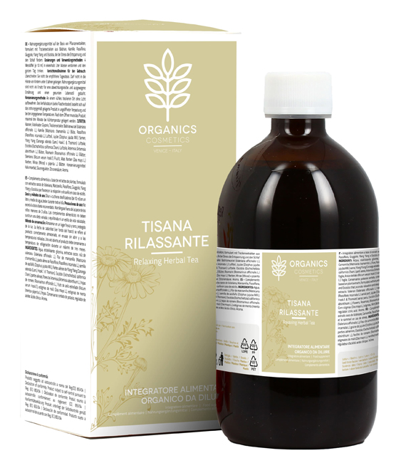 ORGANICS COSMETICS TISANA RILASSANTE 500 ML - Farmacia De Pasquale