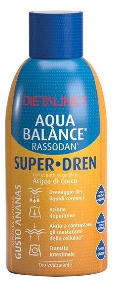 AQUA BALANCE RASSODAN SUPER DREN ANANAS 500 ML - Farmacia De Pasquale