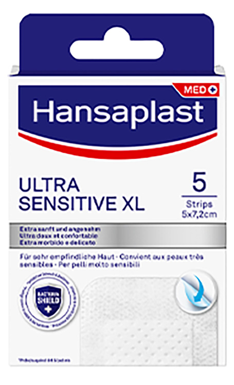 CEROTTO HANSAPLAST ULTRASENSITIVE XL 5 PEZZI - Farmacia De Pasquale