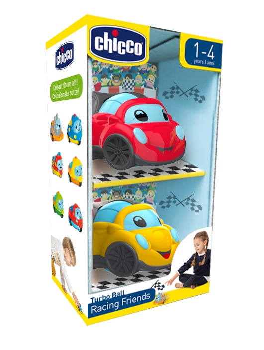 CHICCO GIOCO TURBO BALL - RACING FRIENDS - Farmacia De Pasquale
