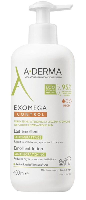 EXOMEGA CONTROL LATTE EMOLLIENTE 400 ML - Farmacia De Pasquale
