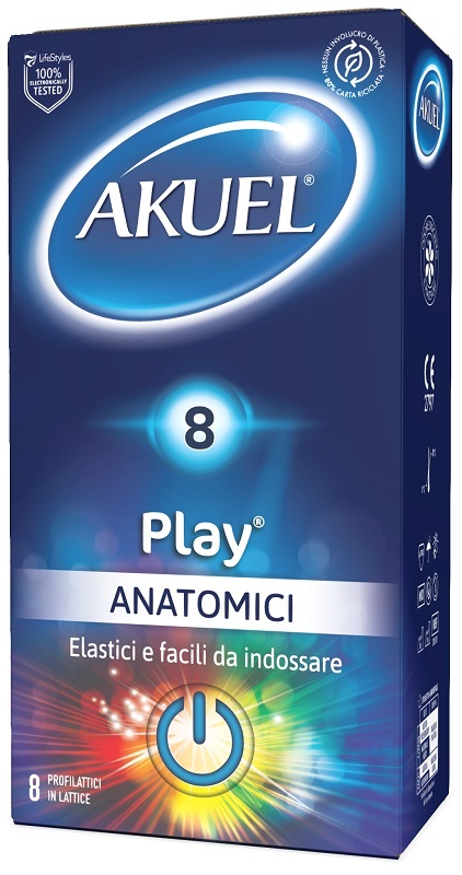 PROFILATTICO AKUEL PLAY ANATOMICO 8 PEZZI - Farmacia De Pasquale