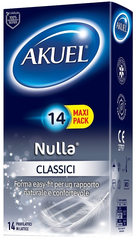 PROFILATTICO AKUEL NULLA CLASSICO 14 PEZZI - Farmacia De Pasquale