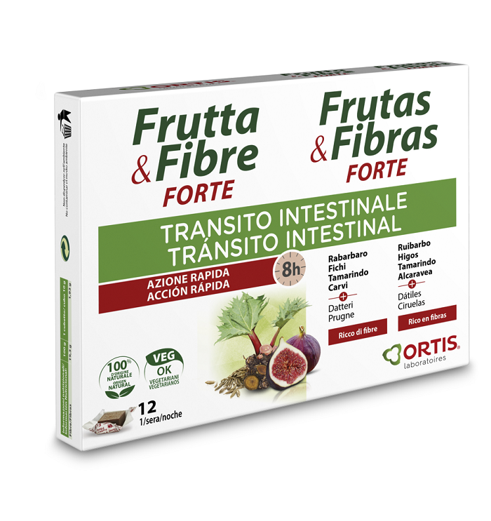 FRUTTA & FIBRE FORTE 12 CUBETTI - Farmacia De Pasquale