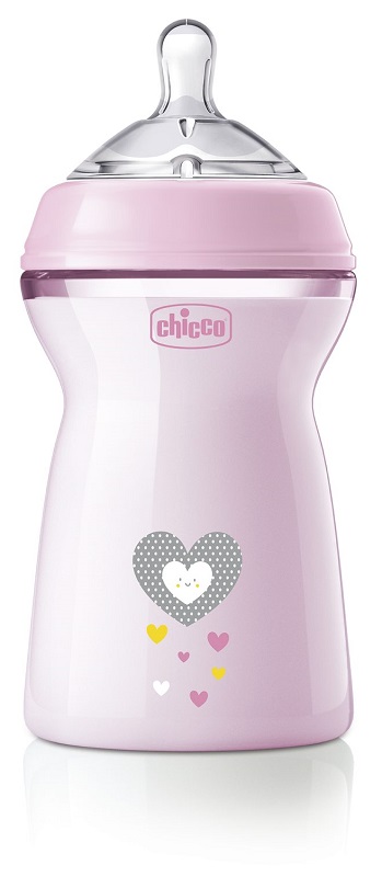 CHICCO BIBERON NAT FEEL PP 6M+ 330 ML BIMBA - Farmacia De Pasquale