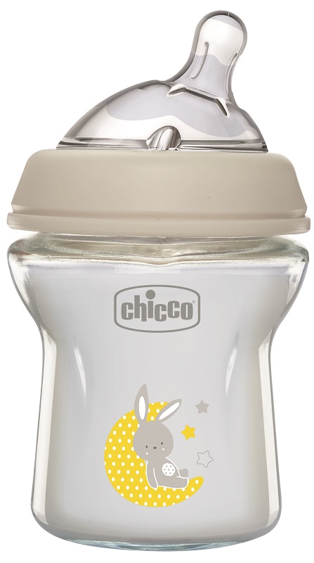 CHICCO BIBERON NAT FEEL VETRO 0M+ 150 ML - Farmacia De Pasquale