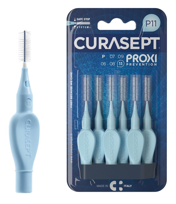 CURASEPT PROXI P11 AZZURRO/LIGHT BLUE 6 PEZZI - Farmacia De Pasquale