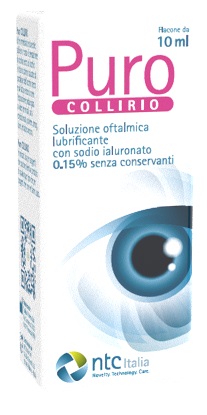 SOLUZIONE OFTAMICA LUBRIFICANTE PURO COLLIRIO 10 ML - Farmacia De Pasquale