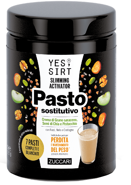 YES SIRT PASTO SOSTITUTIVO GRANO SARACENO-CHIA-PISTACCHIO 7X35,7 G - Farmacia De Pasquale
