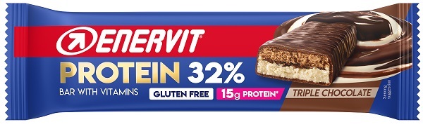 ENERVIT SPORT PROTEIN BAR TRIPLE CHIOCOLATE 45 G - Farmacia De Pasquale