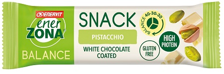 ENERZONA SNACK PISTACCHIO CIOCCOLATO BIANCO 27 G - Farmacia De Pasquale