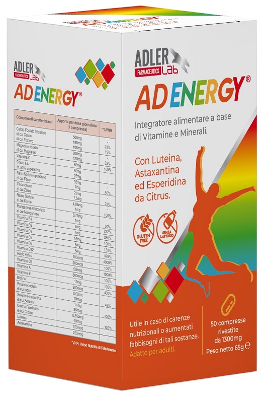 ADENERGY 50 COMPRESSE - Farmacia De Pasquale