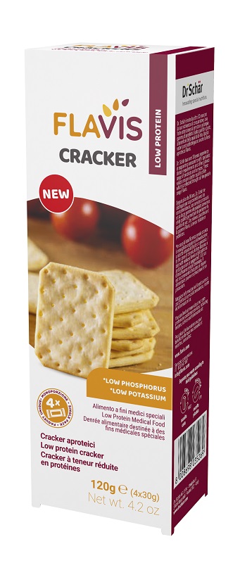 FLAVIS CRACKER APROTEICI 4 PORZIONI DA 30 G - Farmacia De Pasquale
