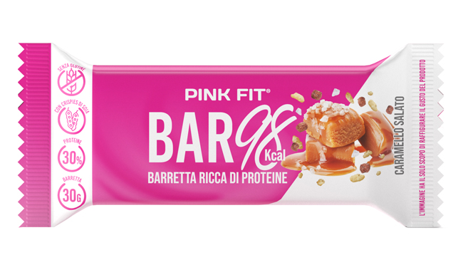 PINK FIT BAR 98 CARAMELLO SALATO 30 G - Farmacia De Pasquale