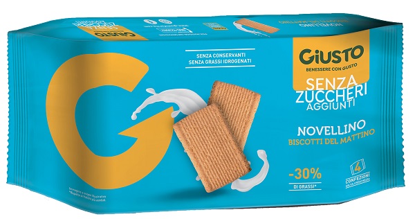 GIUSTO SENZA ZUCCHERO BISCOTTI MATTINO 350 G - Farmacia De Pasquale