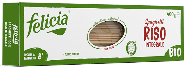 FELICIA BIO RISO INTEGRALE SPAGHETTI 340 G - Farmacia De Pasquale