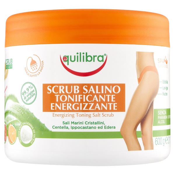 EQUILIBRA SCRUB SALINO TONIFICANTE ENERGIZZANTE 600 G - Farmacia De Pasquale