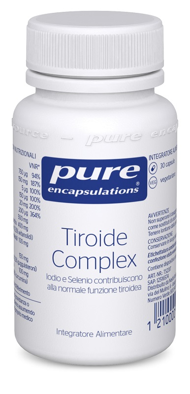 PURE ENCAPSULATIONS TIROIDE COMPLEX 30 CAPSULE - Farmacia De Pasquale