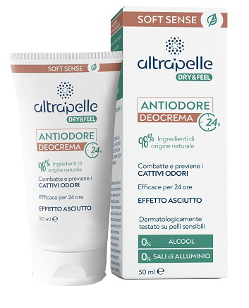 ALTRAPELLE DRY & FEEL DEOCREMA ANTIODORE 24H 50 ML - Farmacia De Pasquale