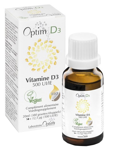 OPTIM D3 VITAMINA VEGETALE 500UI GOCCE 20 ML - Farmacia De Pasquale