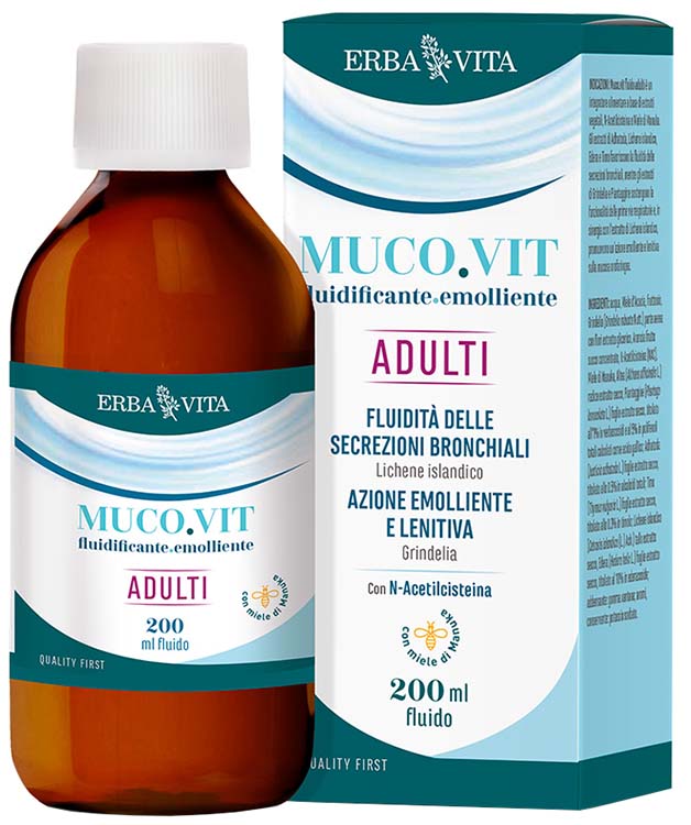 MUCOVIT FLUIDO ADULTI 200 ML - Farmacia De Pasquale