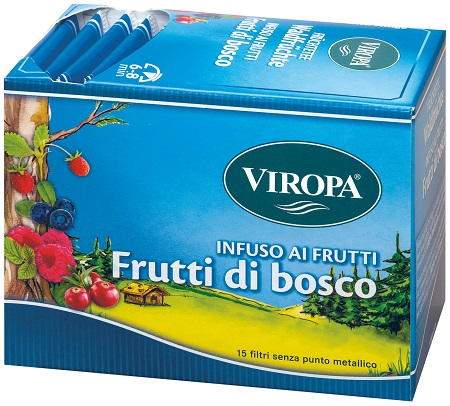 VIROPA INFUSO AI FRUTTI DI BOSCO 15 BUSTINE DA 2,5 G - Farmacia De Pasquale