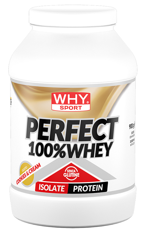 WHYSPORT PERFECT 100% WHEY COOKIES & CREAM 900 G - Farmacia De Pasquale