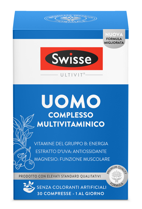 SWISSE MULTIVITAMINICO UOMO 30 COMPRESSE - Farmacia De Pasquale