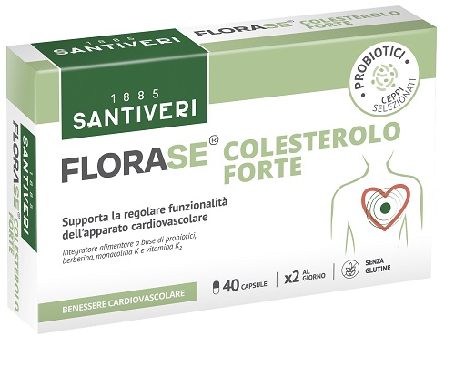 FLORASE COLESTEROLO FORTE 40 CAPSULE - Farmacia De Pasquale