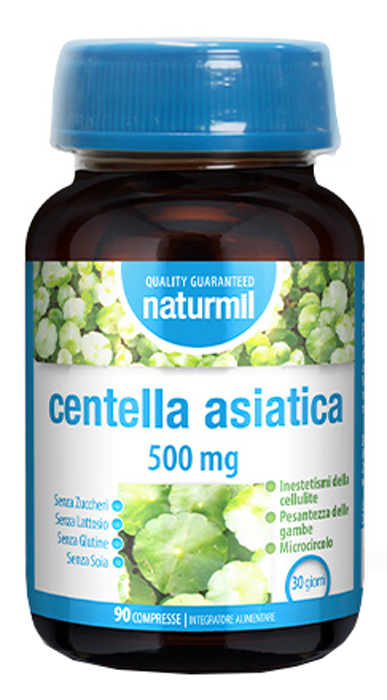NATURMIL CENTELLA ASIATICA 500 MG 90 COMPRESSE - Farmacia De Pasquale