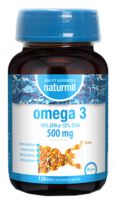 NATURMIL OMEGA 3 500 MG 120 PERLE - Farmacia De Pasquale