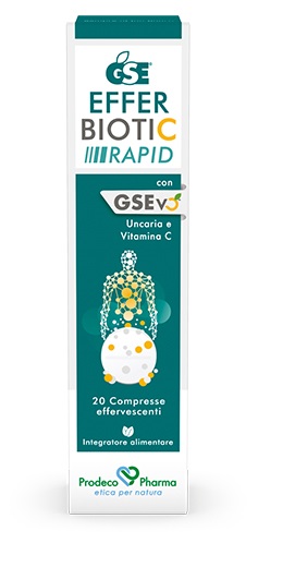 GSE EFFERBIOTIC RAPID 20 COMPRESSE - Farmacia De Pasquale