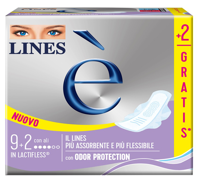 LINES E' ALI CARRY PACK 9 + 2 PEZZI - Farmacia De Pasquale