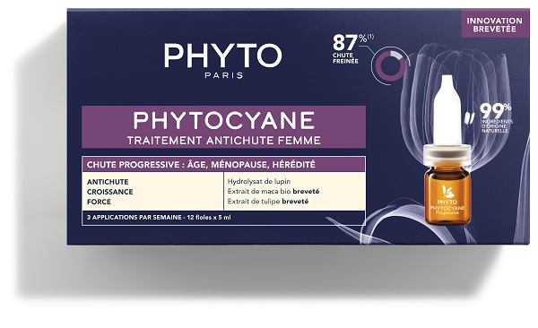 PHYTOCYANE FIALE DONNA CADUTA PROGRESSIVA 12 FIALE DA 5 ML - Farmacia De Pasquale