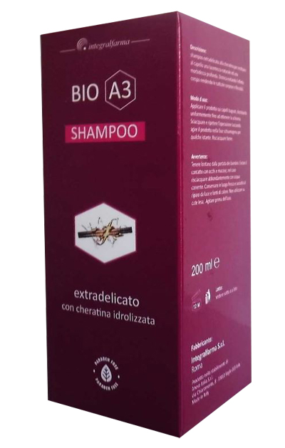 BIO A3 SHAMPOO EXTRA DELICATO 200 ML - Farmacia De Pasquale