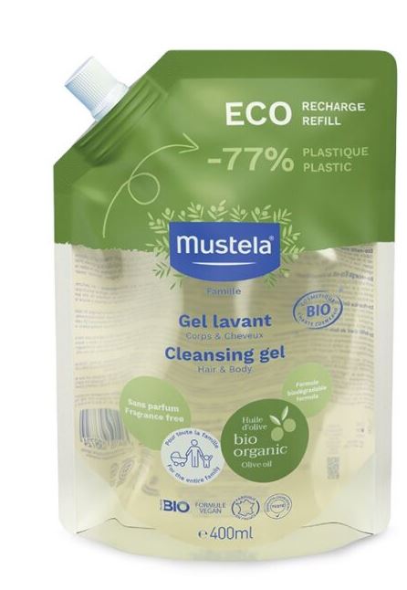 MUSTELA ECO-REFILL GEL DETERGENTE BIO 400 ML - Farmacia De Pasquale
