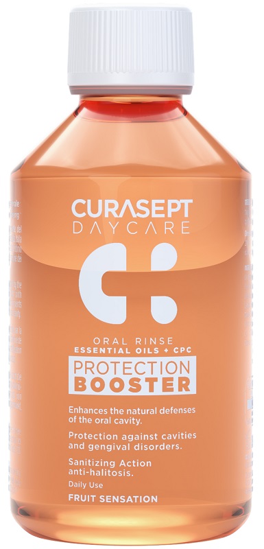CURASEPT DAYCARE COLLUTORIO PROTECTION BOOSTER FRUIT SENSATION 250 ML - Farmacia De Pasquale