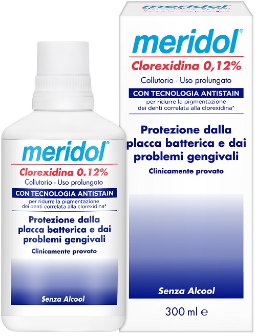 MERIDOL COLLUTORIO CLOREXIDINA 0,12% 300 ML - Farmacia De Pasquale