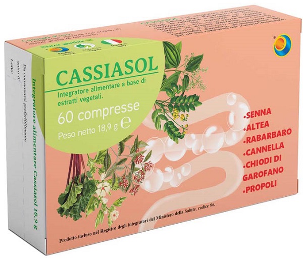 CASSIASOL 60 COMPRESSE - Farmacia De Pasquale