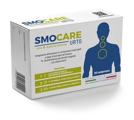 SMOCARE FUMATORI URTO 20 COMPRESSE CON N-ACETILCISTEINA - Farmacia De Pasquale