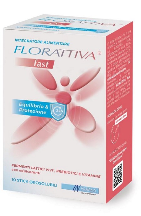 FLORATTIVA FAST 10 STICK OROSOLUBILI - Farmacia De Pasquale