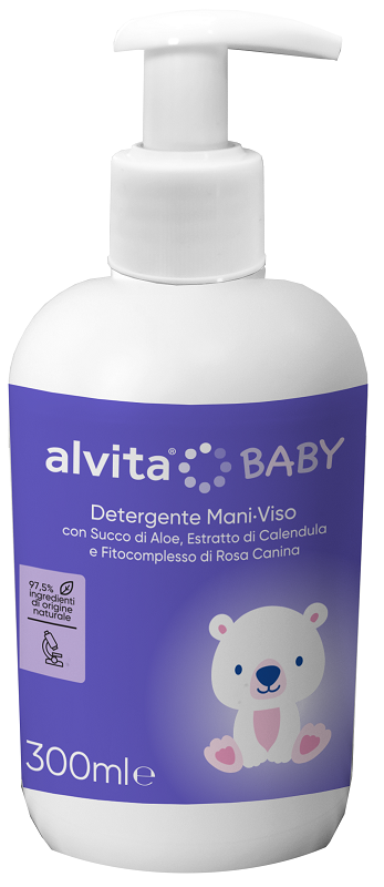 ALVITA BABY DETERGENTE MANI-VISO 300 ML - Farmacia De Pasquale
