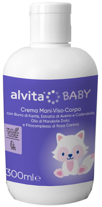 ALVITA BABY CREMA VISO-CORPO 300 ML - Farmacia De Pasquale