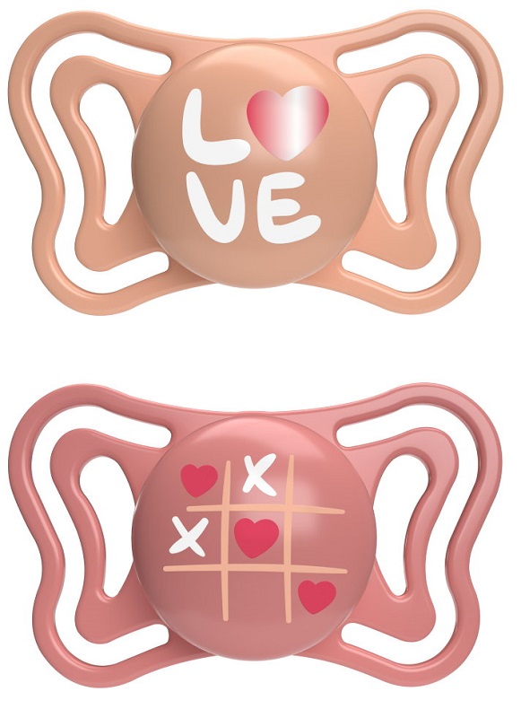 CHICCO SUCCHIETTO LIGHT ROSA SILICONE 16-36M 2 PEZZI - Farmacia De Pasquale
