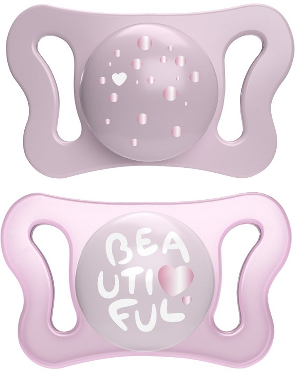 CHICCO SUCCHIETTO MICRO GIRL SILICONE 0-2M 2 PEZZI - Farmacia De Pasquale