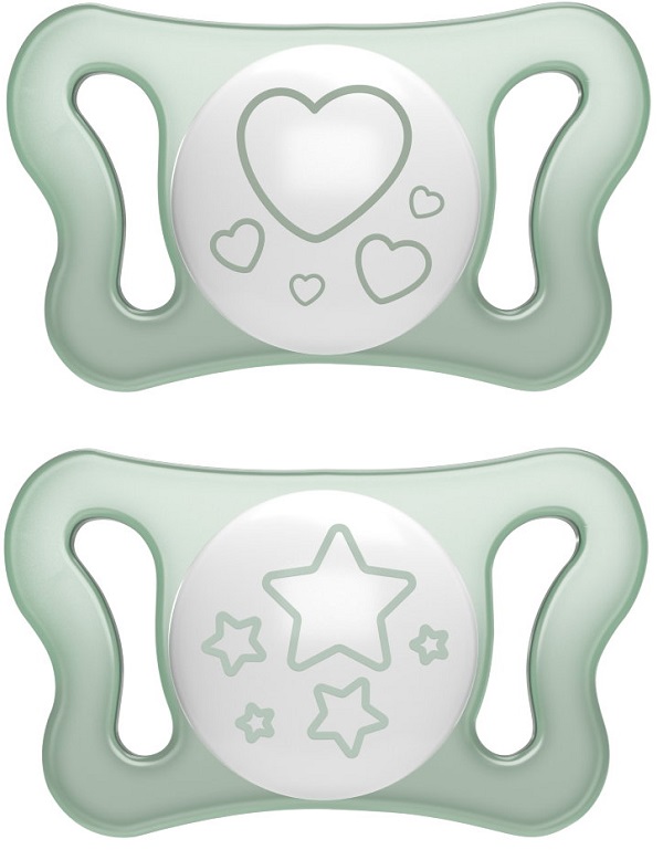 CHICCO SUCCHIETTO MICRO LUMI SILICONE 0-2M 2 PEZZI - Farmacia De Pasquale