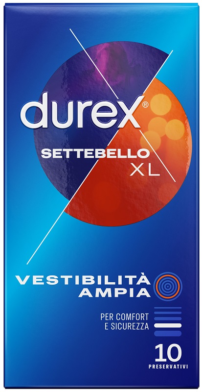 PROFILATTICO DUREX SETTEBELLO EXTRALARGE 10 PEZZI - Farmacia De Pasquale